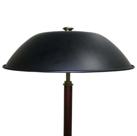High Quality Hotel European Modern Bed Side Nightstand Decorative Led Table Desk Lamp, Cosmiclume Black Umbrella Shaped Table Lamp - Walnut - Bronze 110V