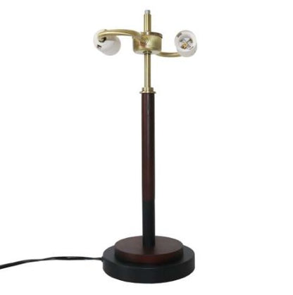 High Quality Hotel European Modern Bed Side Nightstand Decorative Led Table Desk Lamp, Cosmiclume Black Umbrella Shaped Table Lamp - Walnut - Bronze 110V