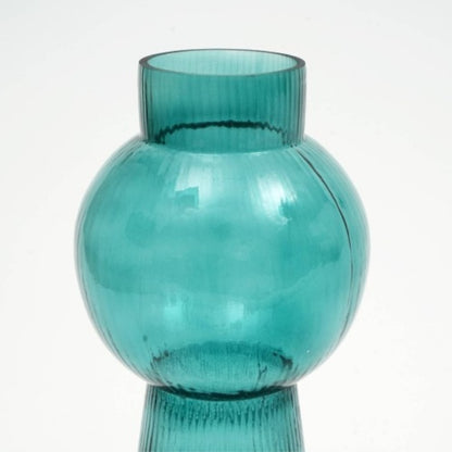 Modern Funnel Flare Glass Large Vase Inch Elegant Tall Decorative Vase For Home, Office & Events Perfect For Floral Arrangements, Centerpieces & Stylish