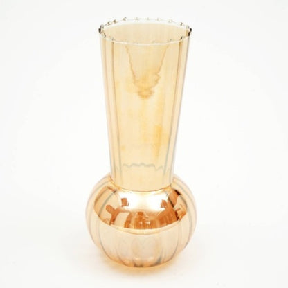 Whimsy Small Vase Elegant Decorative Accent For Home, Office & Events Modern Swirl Design For Floral Arrangements & Centerpieces