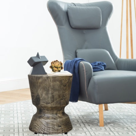 14.6 X 17 Wood Grain Decorative Table