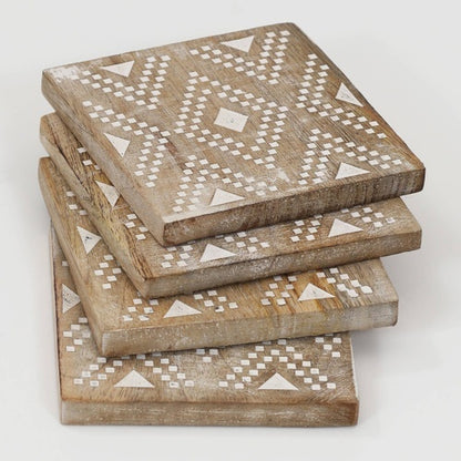 Assorted Design Coasters - Pack Of 6